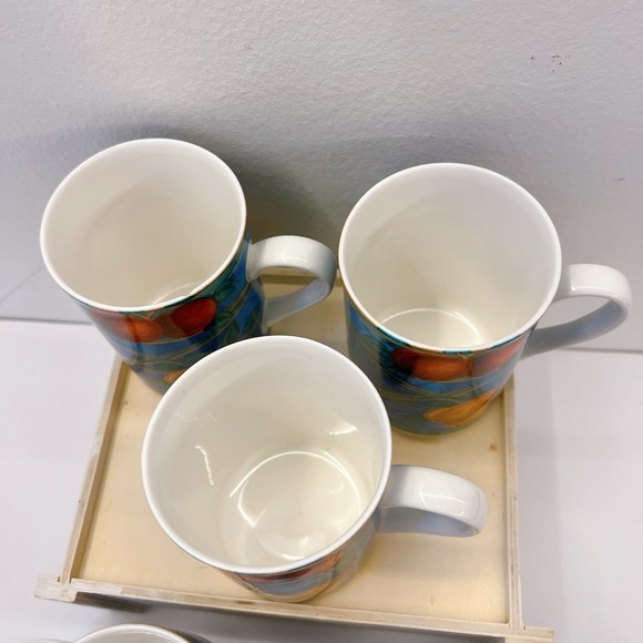 Victoria & Beale Forbidden Fruit Fine Porcelain Mugs (3) , Cup (7) Lot Of 10 Pcs - Picture 8 of 8